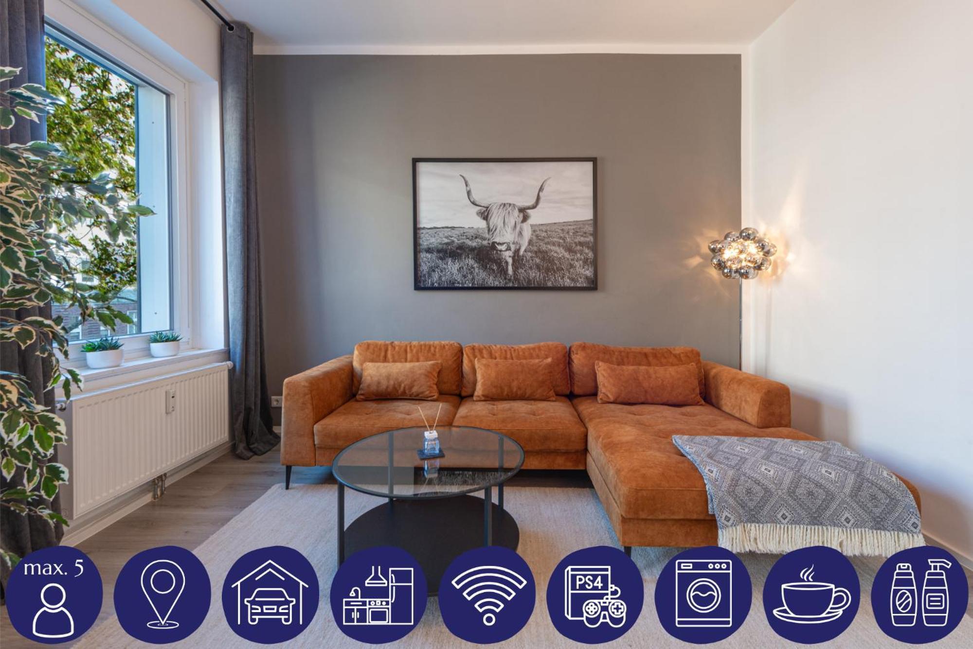Modernes Apartment Mit Garage & Ps4 Von Stay Your Way Essen Exterior photo